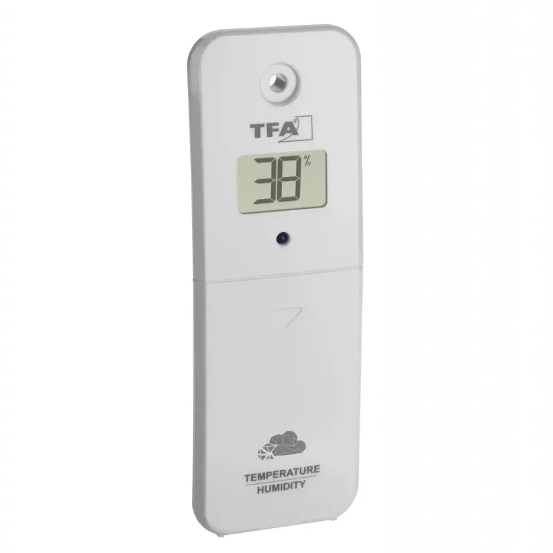 TFA-Dostmann VIEW METEO negro a pilas Wi-Fi humedad 10-99%