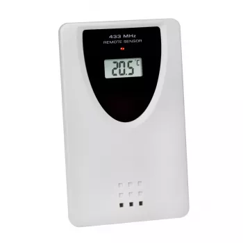 Despertador digital TFA-Dostmann 60.4518.08 madera LCD 433 MHz