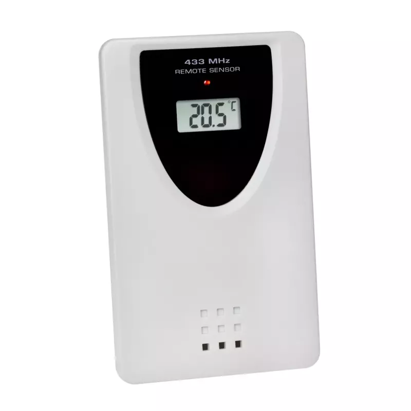 Despertador digital TFA-Dostmann 60.4518.08 madera LCD 433 MHz