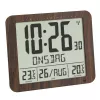 Despertador digital TFA-Dostmann 60.4518.08 madera LCD 433 MHz