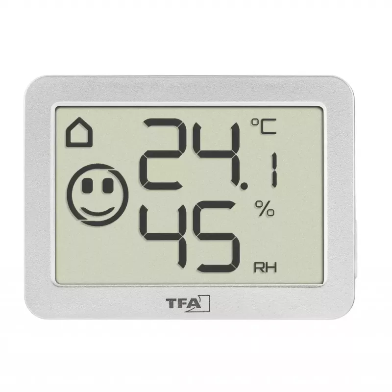 Sensor de temperatura y humedad interior TFA-Dostmann 30.5055.02 de pie inalámbrico