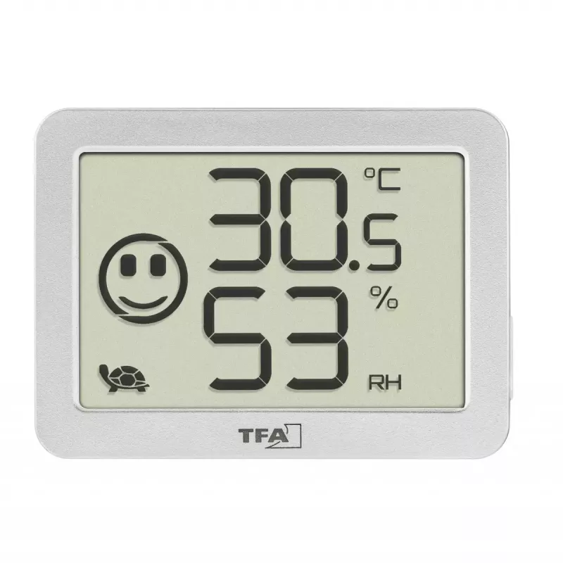 Sensor de temperatura y humedad interior TFA-Dostmann 30.5055.02 de pie inalámbrico