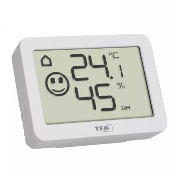 Sensor de temperatura y humedad interior TFA-Dostmann 30.5055.02 de pie inalámbrico