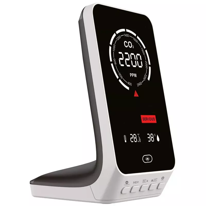 Monitor de CO2 tfa dostmann AIRCO2NTROL UP 31.5010 — pantalla digital, CO2, temperatura, humedad