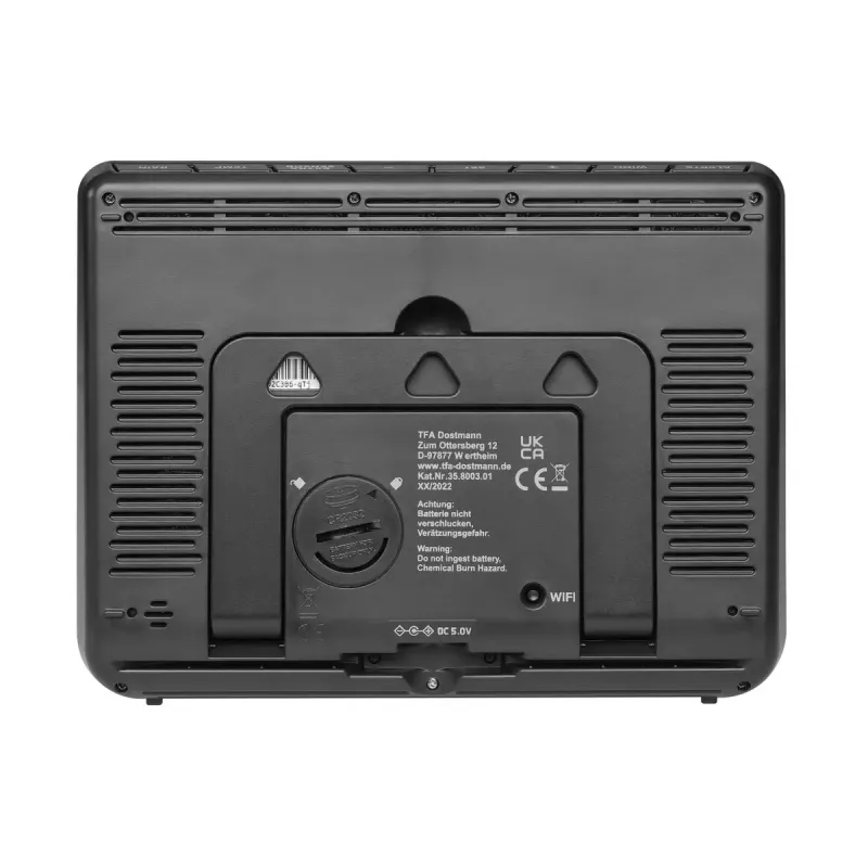 TFA-Dostmann View Pro negro DC/batería Wi-Fi anemómetro termómetro higrómetro barómetro
