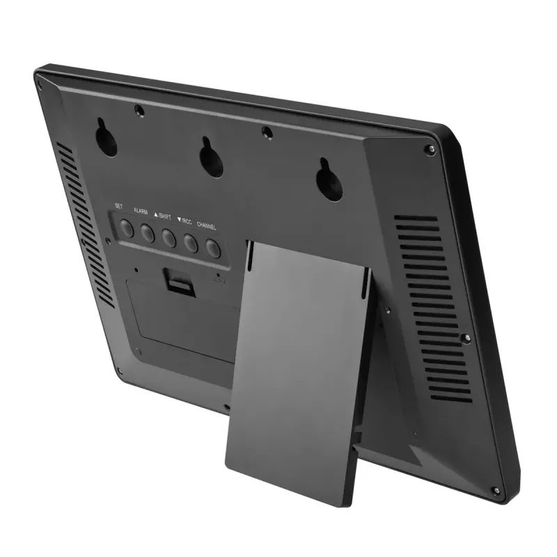 Despertador digital TFA-Dostmann 60.4524.01 negro LCD a pilas
