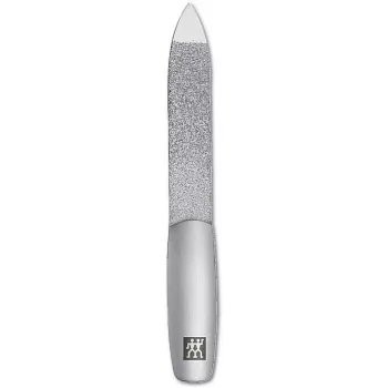 Lima de uñas ZWILLING Premium Saphir 90 mm 88326-091-0 — lima metálica con recubrimiento de zafiro de 90 mm