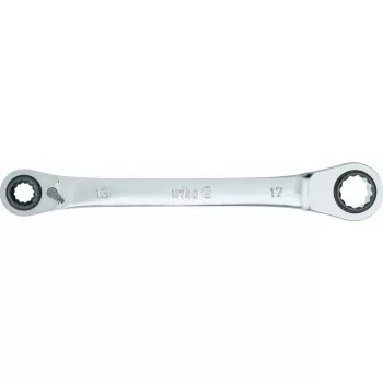 Llave de anillo doble con carraca Wiha 45421, 10-19 mm