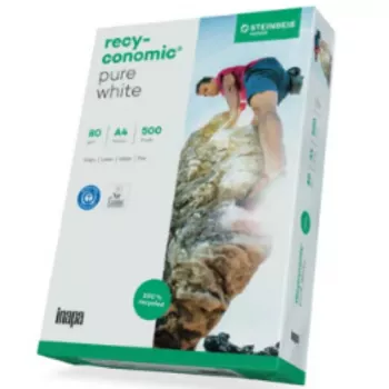 Papel de impresora A4 inapa-tecno recyconomic blanco puro 80 g 500 hojas