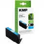 Cartucho de tinta KMP compatible alto rendimiento (XL) cian para Canon, MPN 1518,4003, 10,5 ml, ~698 páginas
