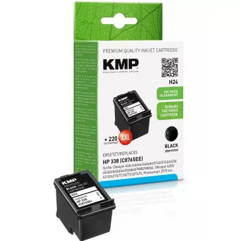 Cartucho KMP HP C8765E N.º 338 negro