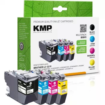 KMP Brother LC3219VALDR Pack múltiple Negro