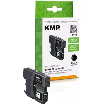 Cartucho KMP Brother LC-980BK negro 300 pág. B77B 1521 4001