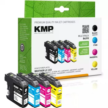 Cartucho KMP Brother LC-223 VAL Pack múltiple 4x550 pág.