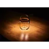 Lámpara de mesa Krinner LUMIX Deco Glass Basic LED transparente bambú vidrio