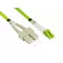 Cable de fibra óptica Alcasa LW-820LS5 20 m LC SC verde