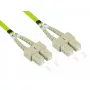 Cable de fibra óptica Alcasa LW-805SC5 5 m SC verde
