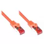 Cable de red Alcasa 30 m Cat6 S/FTP naranja