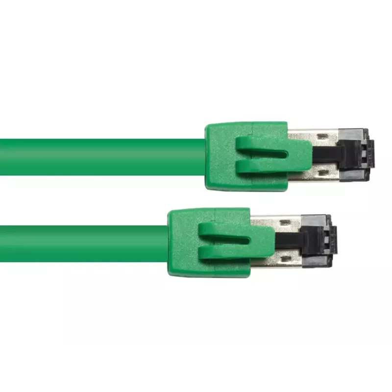 Cable de red Alcasa 8080-100G verde 10 m Cat8.1 S/FTP