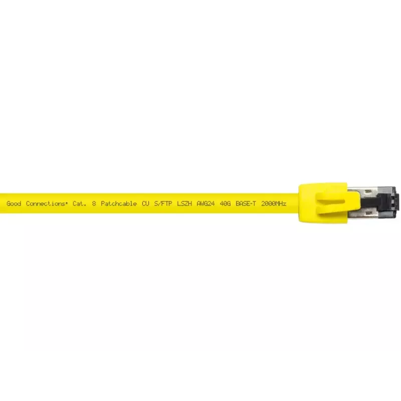 Cable de red Alcasa 8080-075Y amarillo 7,5 m Cat8.1 S/FTP