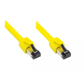 Cable de red Alcasa 8080-100Y 10 m Cat8.1 S/FTP amarillo