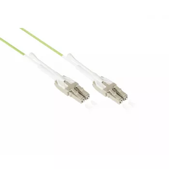 Cable de fibra óptica/InfiniBand Alcasa LW-U830LC5 30 m LC verde lima