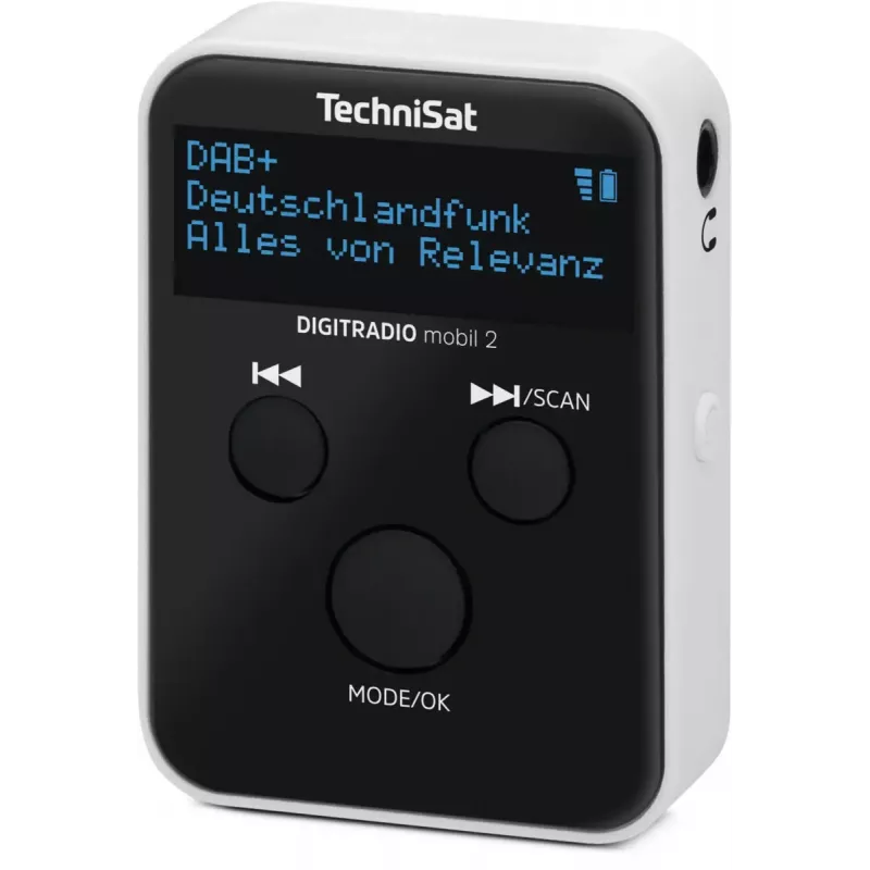 Radio portátil TECHNISAT DIGITRADIO mobil 2 — DAB+ / FM, OLED 0,91