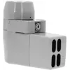 LNB TechniSat UNYSAT 11,7–12,75 GHz, conector F, feedhorn Ø4 cm, 140 mA, gris