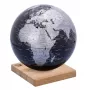 Globo terráqueo político TROIKA EXPLORER 360° 25 cm Classic sobremesa negro plata