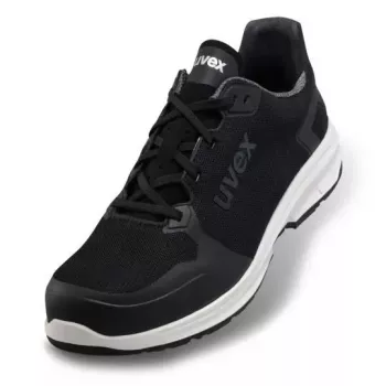 Zapatillas de seguridad Uvex 65942 unisex adulto negro blanco PU textil