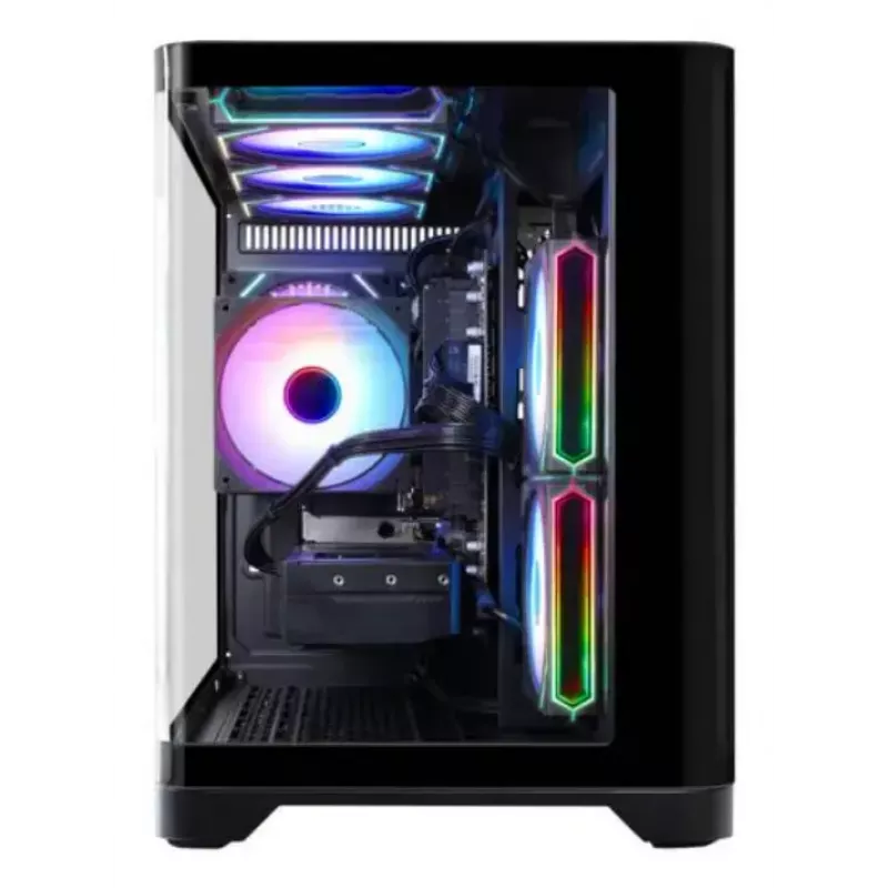 Estación de trabajo Hyrican PCK07804 — AMD Ryzen 7 5700X, 16 GB DDR4, 1 TB SSD, NVIDIA GeForce RTX 5070, Windows 11 Home, 750 W, negro
