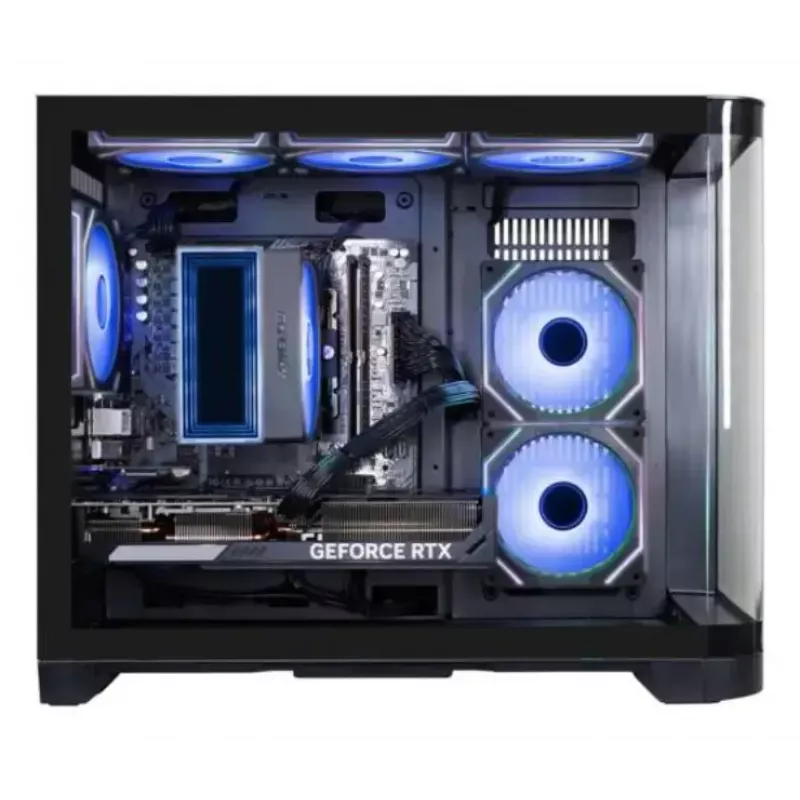 Estación de trabajo Hyrican PCK07804 — AMD Ryzen 7 5700X, 16 GB DDR4, 1 TB SSD, NVIDIA GeForce RTX 5070, Windows 11 Home, 750 W, negro