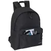 Mochila PEDEA Style para dispositivos de hasta 33,8 cm (13,3 pulgadas), negra, 1 bolsillo frontal, asa de transporte, correa de hombro
