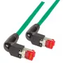Cable de red EFB Elektronik K4137GN.1.5 RJ-45 Cat6a 1,5 m verde