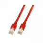 Cable de red EFB Elektronik Cat.5e RJ-45 rojo 3m
