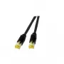Cable de red EFB Elektronik K8560SW.10 RJ45 Cat6a 10 m negro