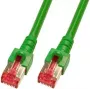 Cable de red EFB Elektronik 30 m RJ-45 Cat6 verde