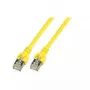 Cable de red EFB Elektronik RJ45 S/FTP Cat5e 1 m amarillo