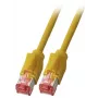 Cable de red EFB Elektronik K8708GE.15 RJ-45 Cat6a 15 m amarillo