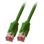 Cable de red EFB Elektronik K8708GN.1 RJ-45 Cat6a 1 m verde