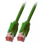 Cable de red EFB Elektronik K8708GN.2 RJ-45 Cat6a 2 m verde