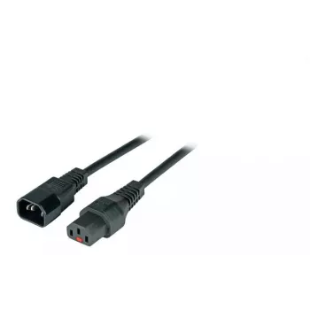 Cable de alimentación EFB Elektronik EK601SW.1 negro 1 m C14 C13
