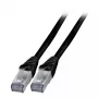 Cable de red EFB Elektronik K5538SW.2 RJ-45 Cat6a 2 m negro