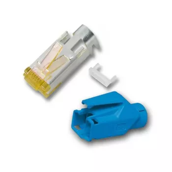 Conector macho RJ-45 Hirose H7642.7-100, azul, 100 uds.