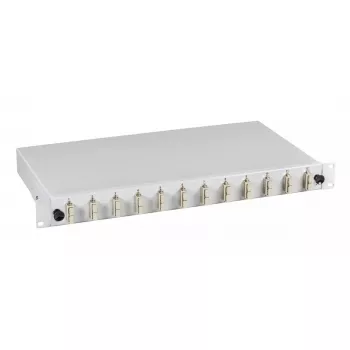 Caja de empalme semimontada SC OM4 ampliable 12 adaptadores EFB Elektronik B61203.12OM4