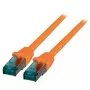 Cable de red EFB Elektronik MK6001.25O RJ-45 Cat6a 25 m Naranja