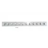 EFB Elektronik SB-FP-12SC-S-OM3 panel frontal con 12 acopladores LC dúplex OM3, gris, 1U