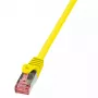 Cable de red LogiLink 0,25 m RJ-45 Cat6 S/FTP amarillo