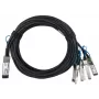 Cable de red BlueOptics YFNDD-BL QSFP28 4xSFP28 InfiniBand 2 m naranja