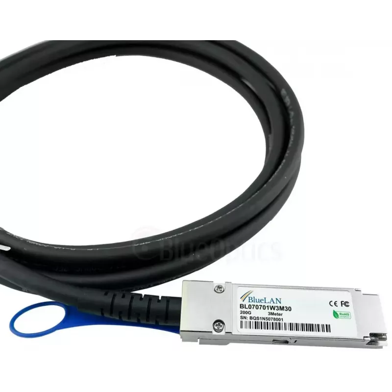 Cable de fibra óptica InfiniBand BlueOptics P06149-B24-BL 2 m QSFP56 conector macho/conector macho